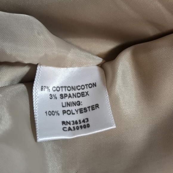 Van Hueson Studio Tan Lined Skirt With Pockets Size 18 - Picture 6 of 8